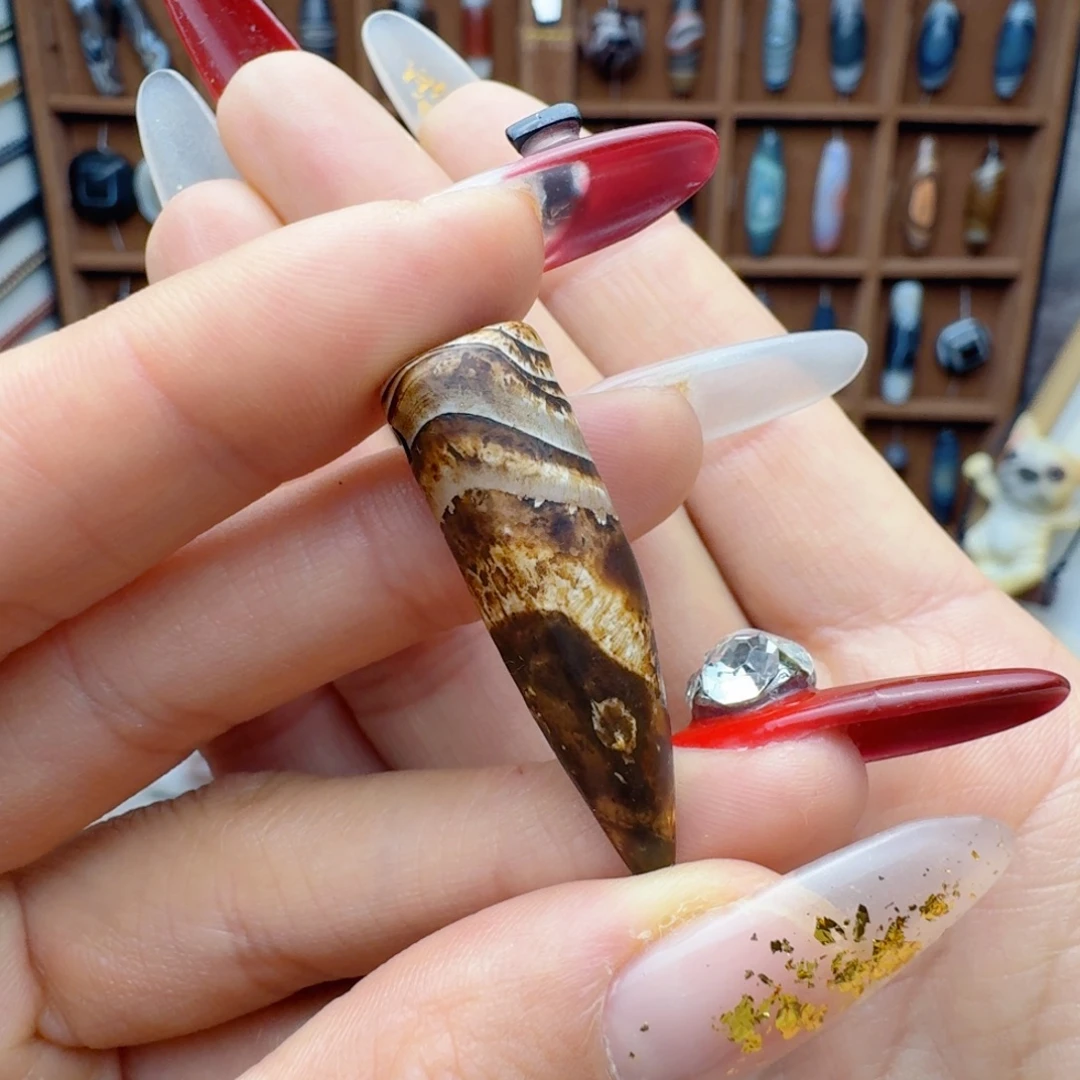 玛瑙/玉髓未镶嵌锁骨