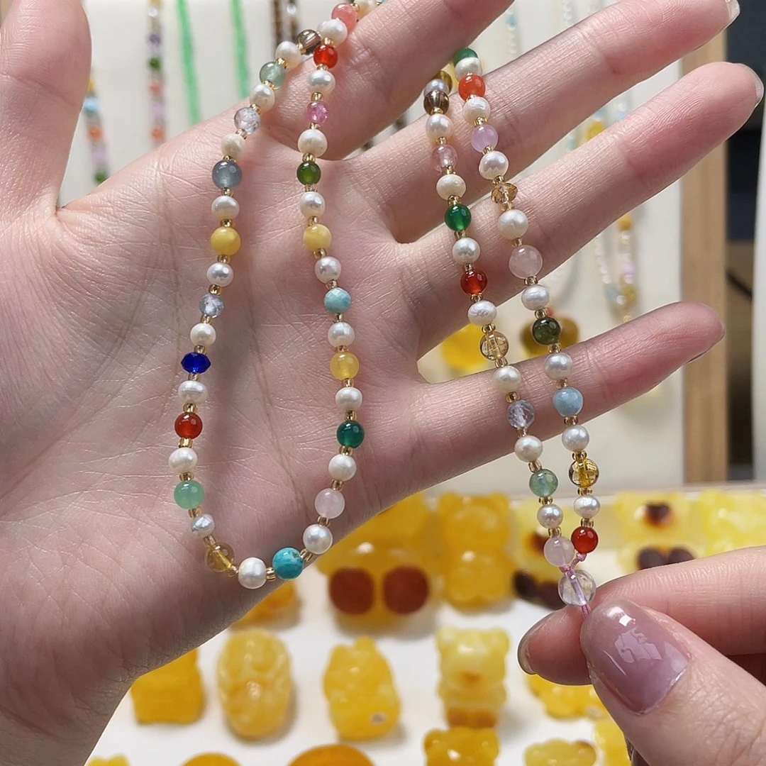 蜜蜡未镶嵌裸石蜜蜡项链手链