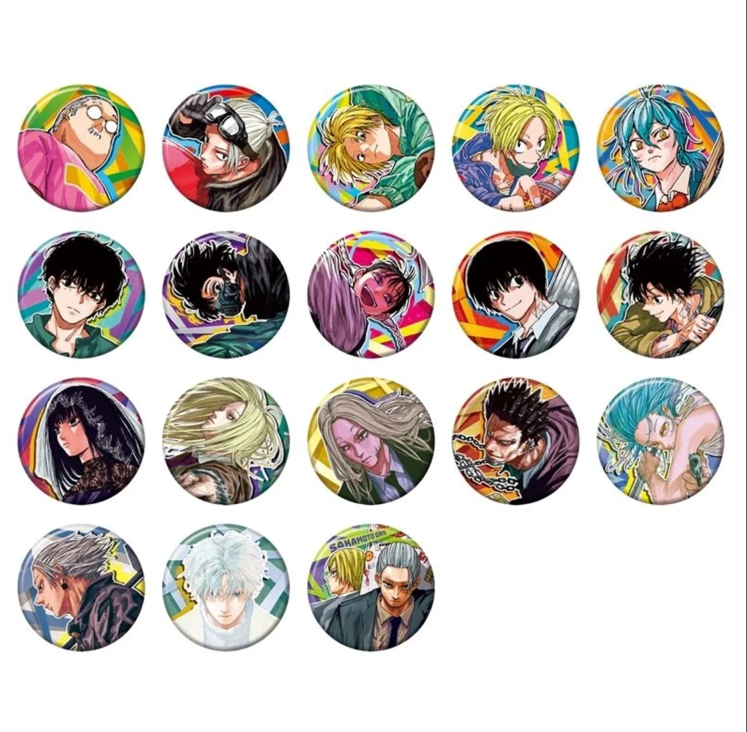 坂本日常 JF2025原画吧唧 盲盒代拆