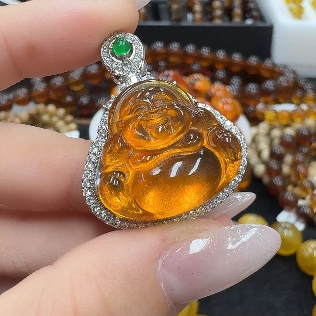 未镶嵌琥珀珠宝奇石