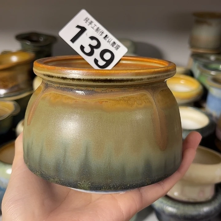 景德镇陶瓷盆 满30包邮 口9