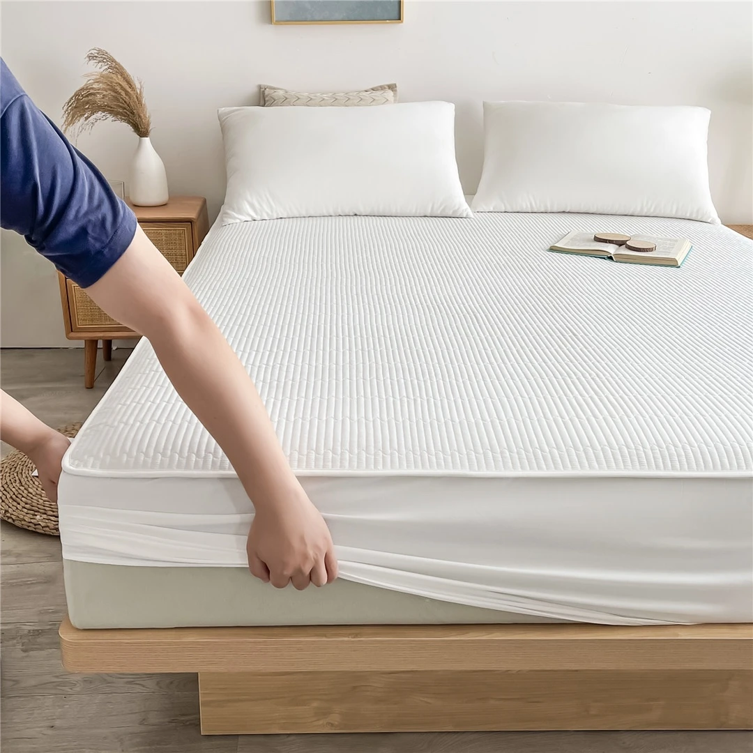 自在家 | A类全棉夹棉床笠透气防尘床套罩单人双人罩床