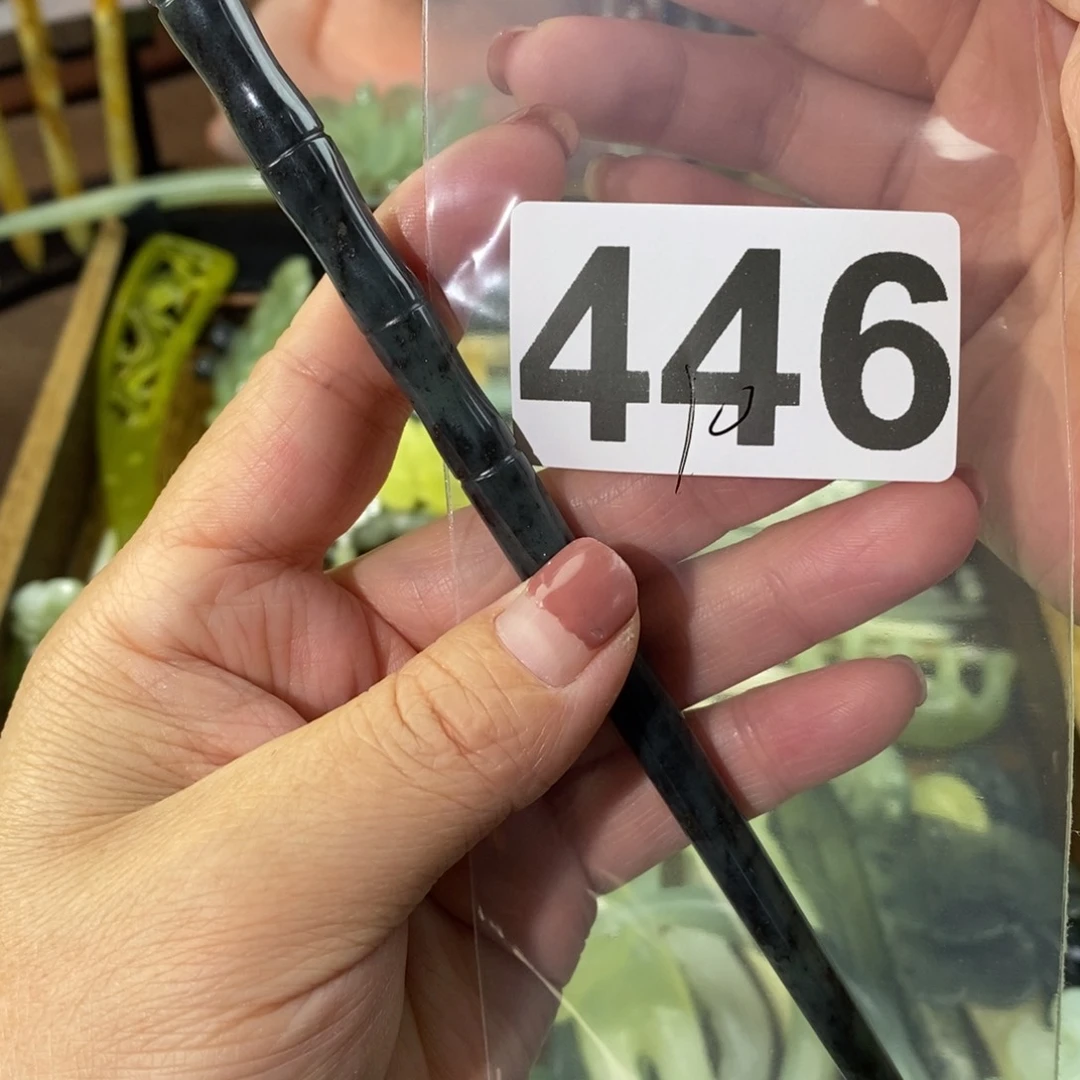 蛇纹石玉玉簪合金呆****丶