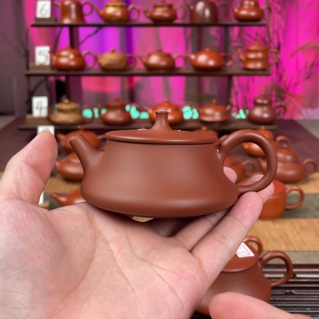 王***荣茶壶紫砂超薄石瓢