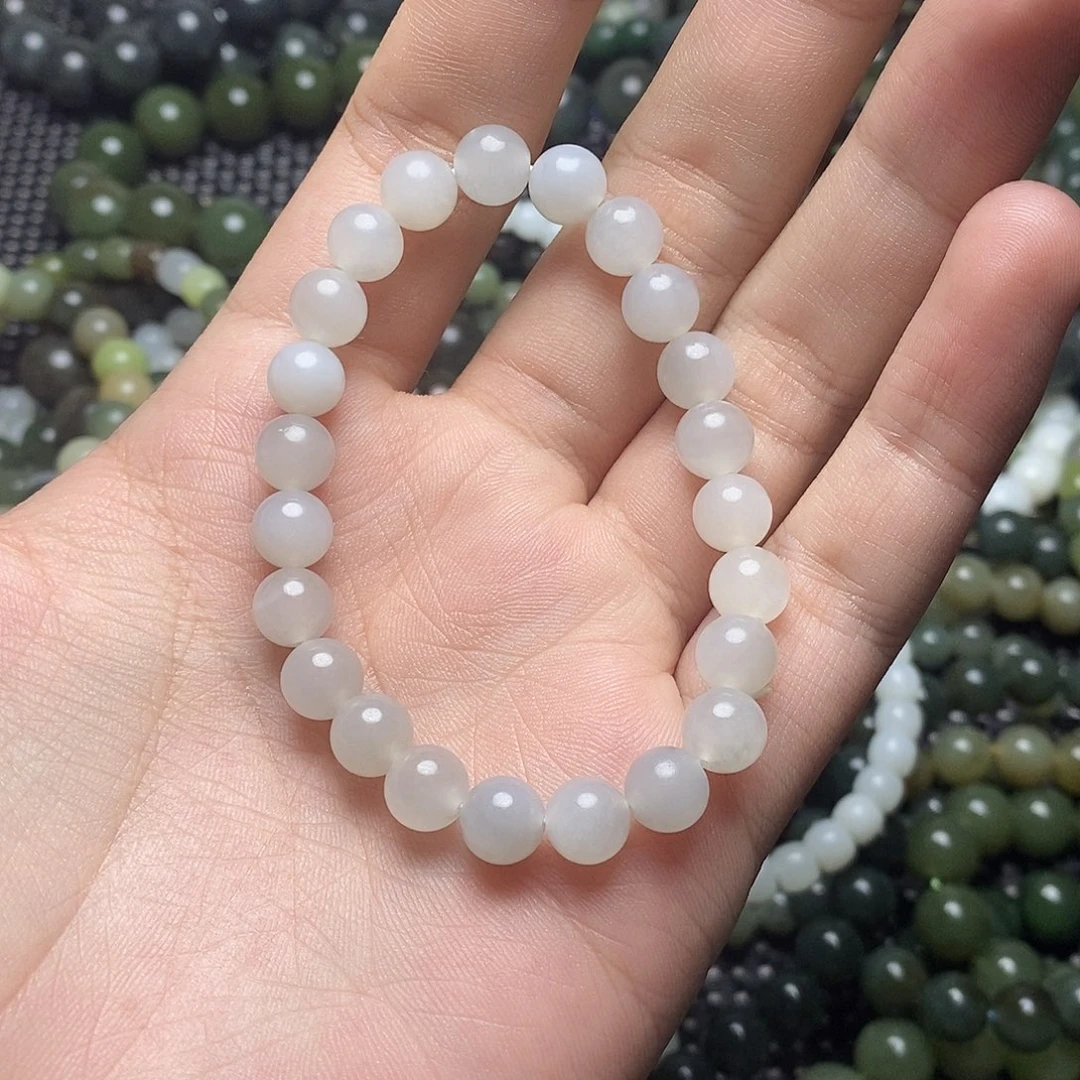 和田玉未镶嵌手串02