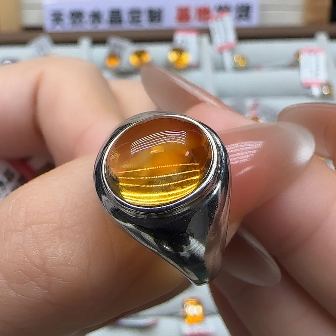 艾***姐水晶珠宝半成品银S925镶嵌G 5克拉