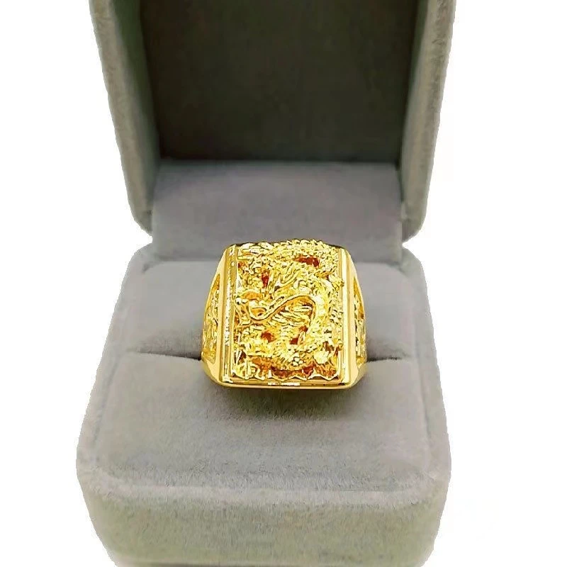 合金戒指 小盘龙戒指