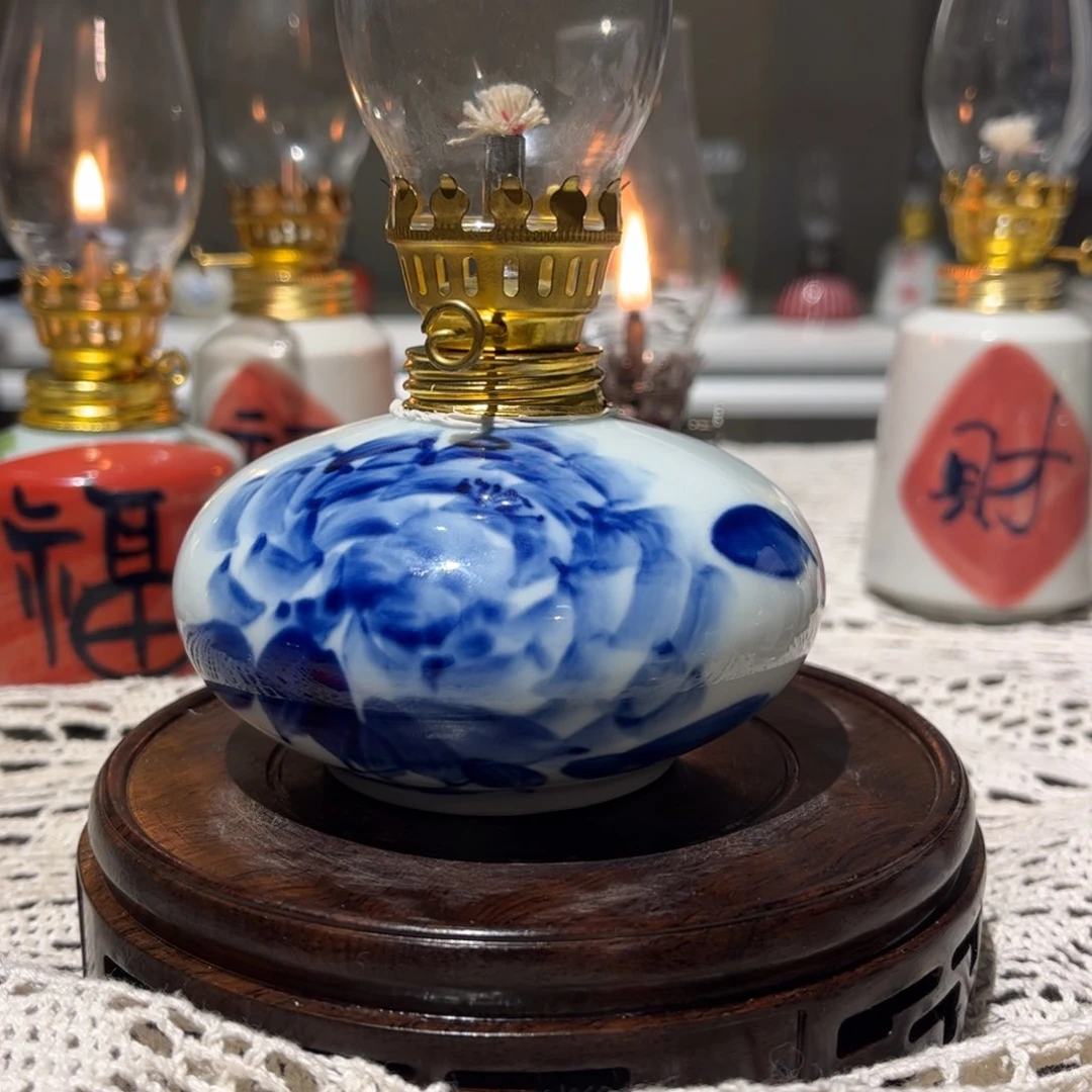 摆件景德镇陶瓷香薰灯