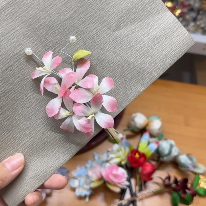 仿珍珠铁合金绒花现货