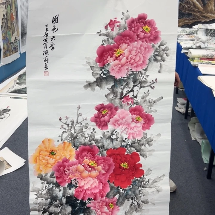 国画宣纸纯手绘字画