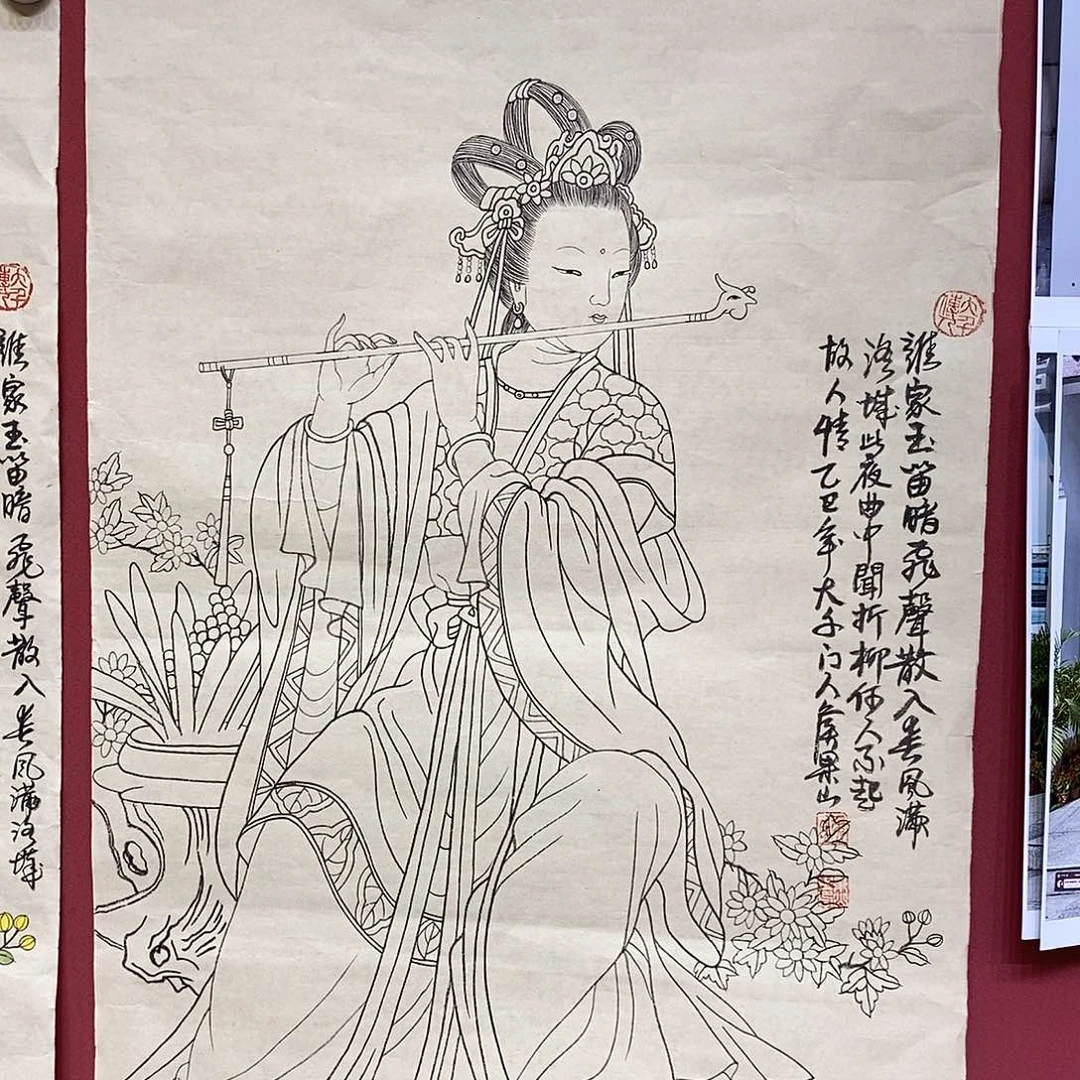 国画大风堂嫡传-侯果山老师作品路
