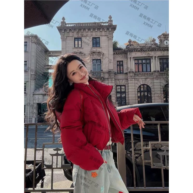 XMM.【小辣椒立领羽绒服】 时尚韩版立领加厚常规款长袖-953773-1