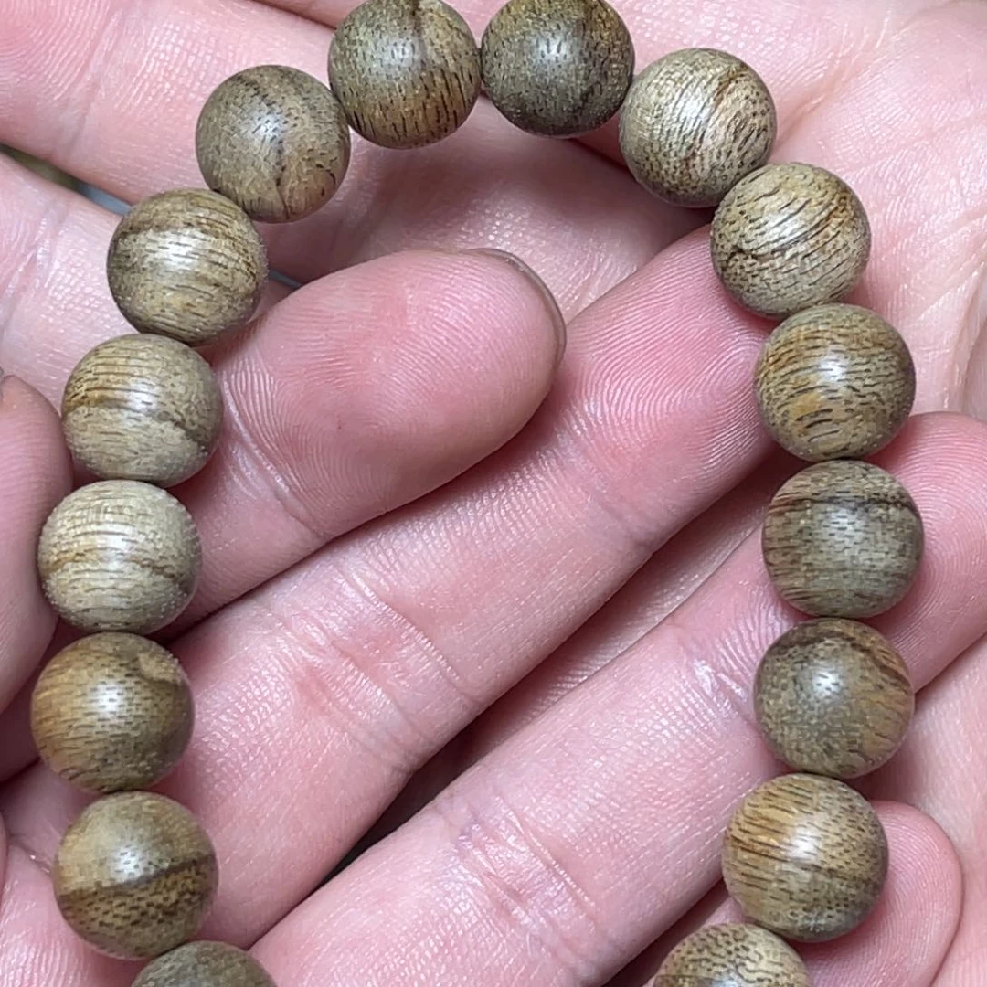 沉香手串《壹世香傳》文莱黑棋1.1单圈手串