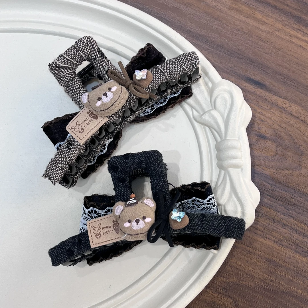 （陈陈家发饰）发夹气质法式日韩卡通风简约风简约女复古网红抓夹