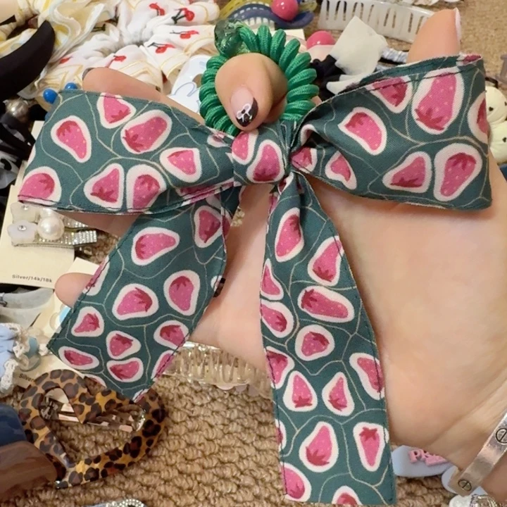 皮质铁合金绿色电话线