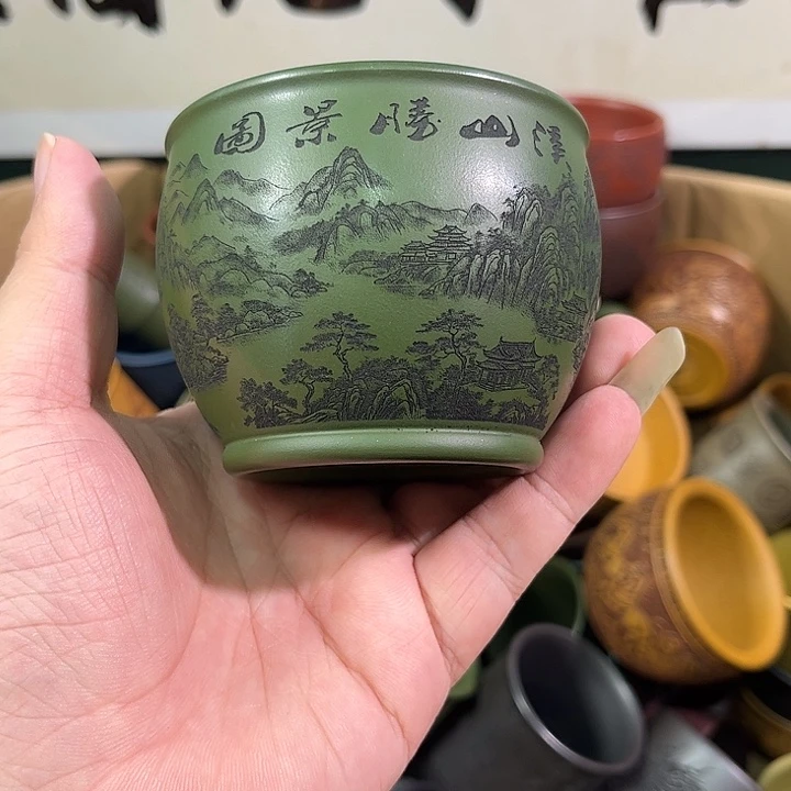 茶杯紫砂全手工紫砂主人杯