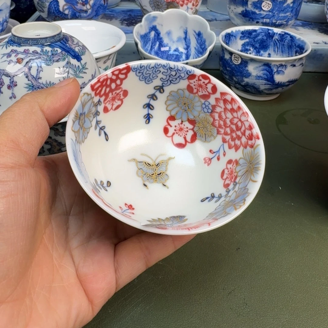 陶景德镇纯手绘茶具圆圆232