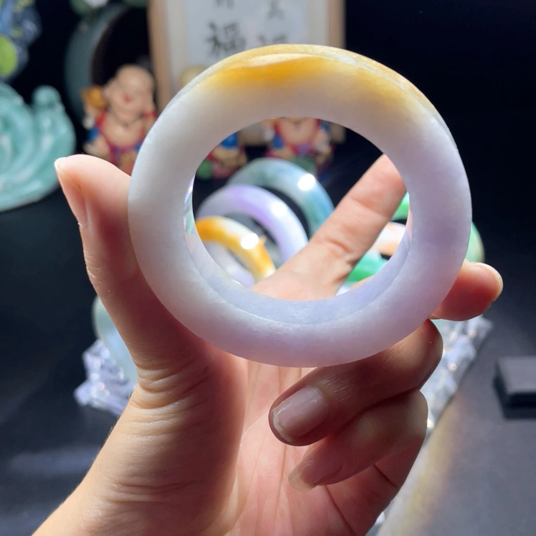 定制翡翠未镶嵌天然翡翠手镯定制