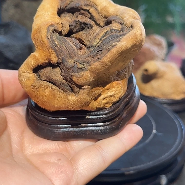 紫檀荔枝木香炉摆件