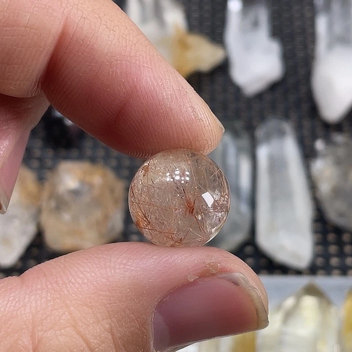 水晶珠宝半成品未镶嵌15.5