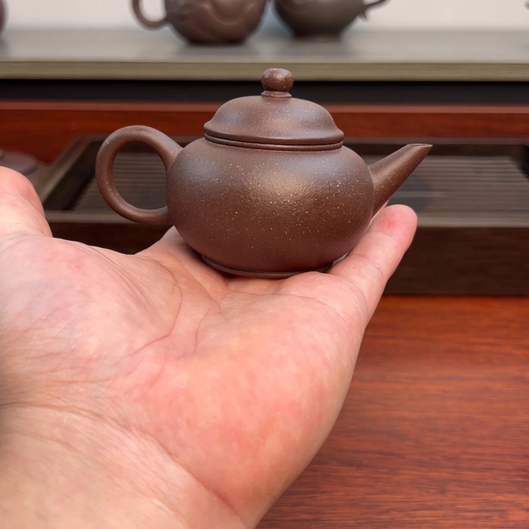 茶壶紫砂水平：100cc 天青紫泥