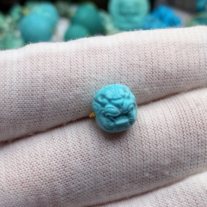 绿松石未镶嵌珠宝奇石9.9mm