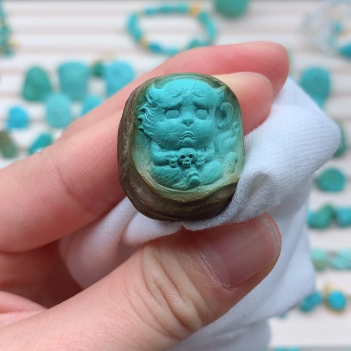 绿松石绿松石配饰未镶嵌