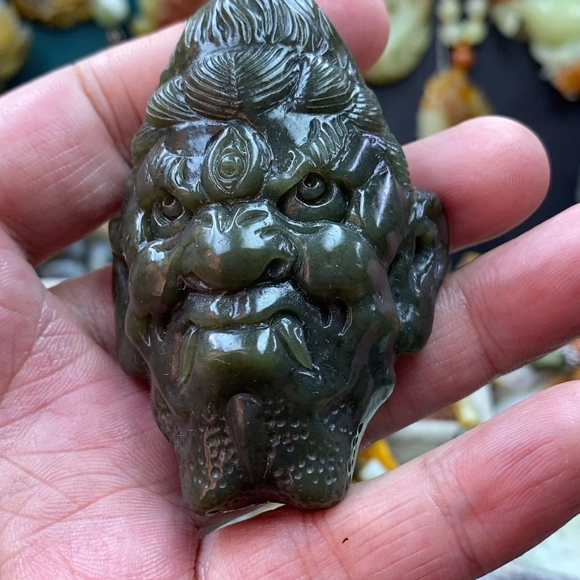 【闪购商品】岫岩河磨玉（透闪石质玉）把件未镶嵌