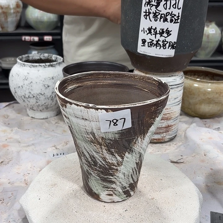 摆件高16、口17，无孔787