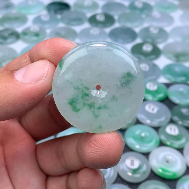 颈饰未镶嵌翡翠缅甸天然A货翡翠37.9-6.0