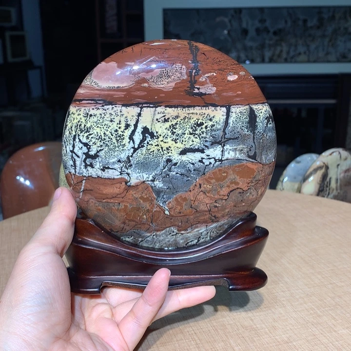 南***哥广西国画石摆件，观赏收藏