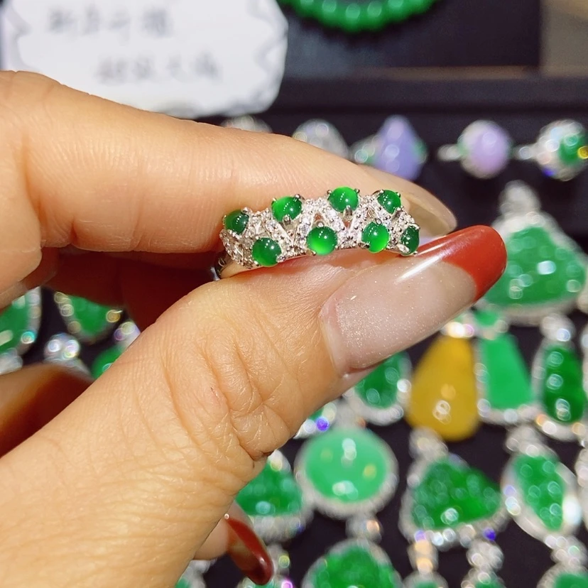 【闪购商品】翡翠戒指未镶嵌天然翡翠