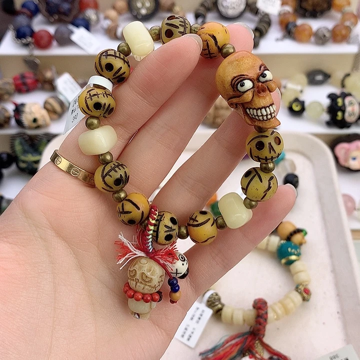 非金属阿呆根付手串