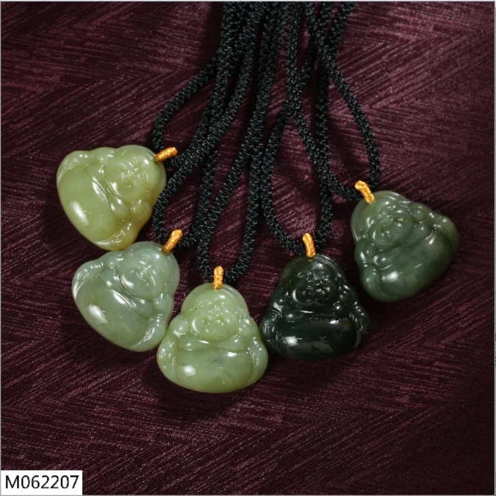 【老掌柜】碧玉佛公项链/M062207/多样性发一