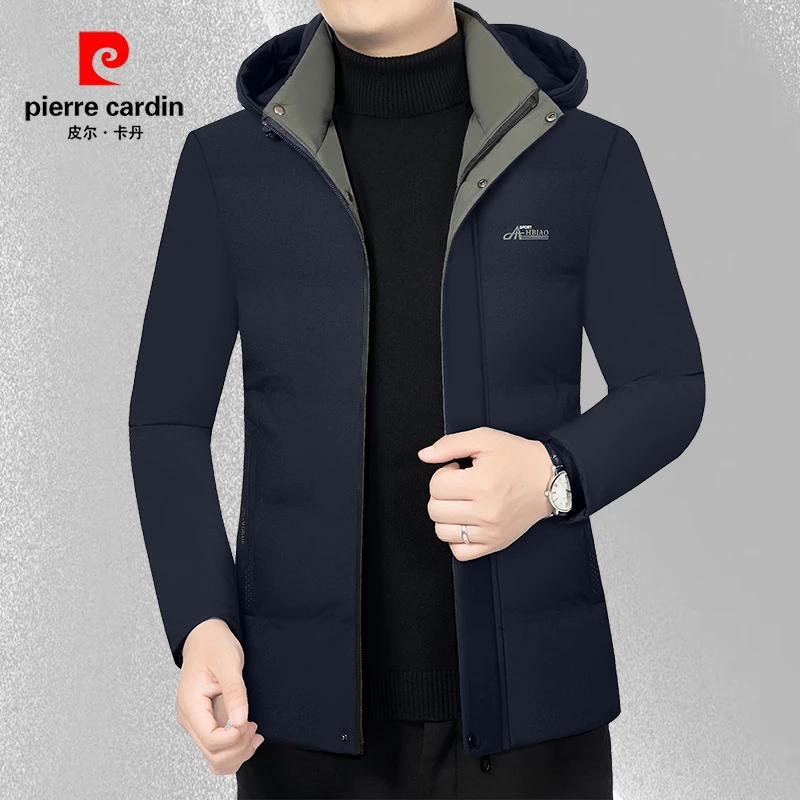 皮尔卡丹高档秋冬季中年男棉衣短款工装棉服外套男保暖加厚新中式