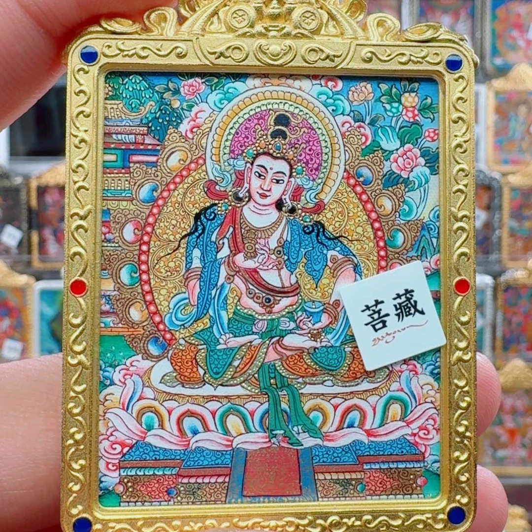 楓***吊坠萨垛 完德佳 热贡顶工