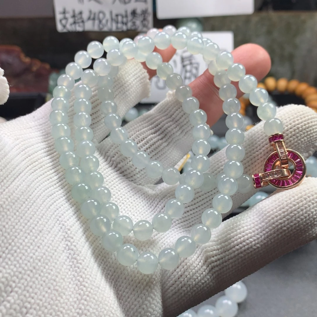 定制翡翠未镶嵌卡7 90粒