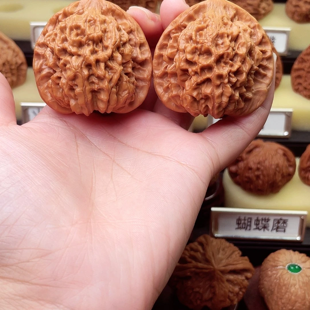 魑***魅吊坠文玩核桃官帽48尺1023