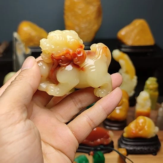 寿山石手把件手把件