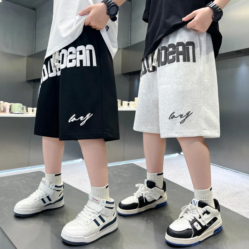 男童短裤夏季薄款宽松2025中大童休闲韩版五分裤洋气儿童夏装中裤