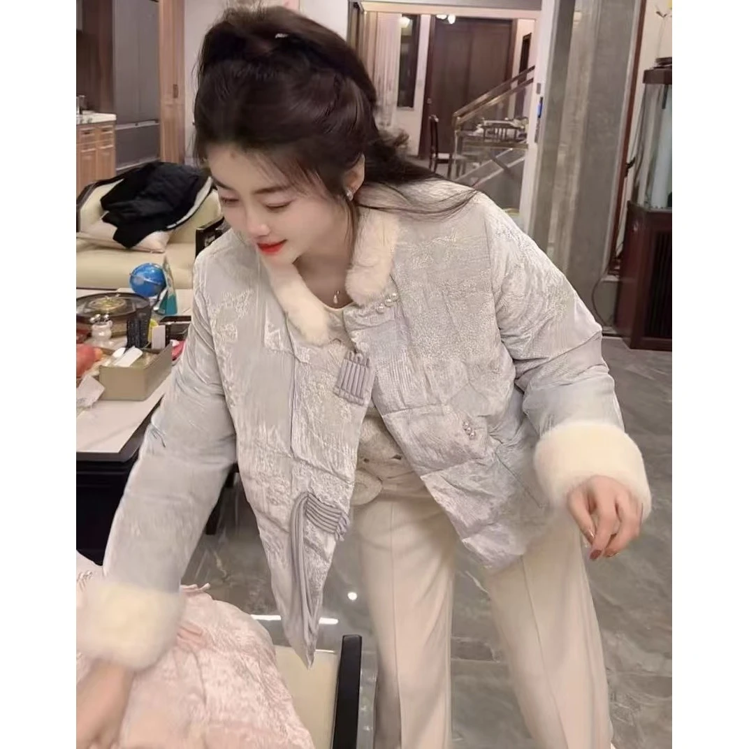 『兰亭序W』新款简约设计款百搭时尚款休闲羽绒服2493