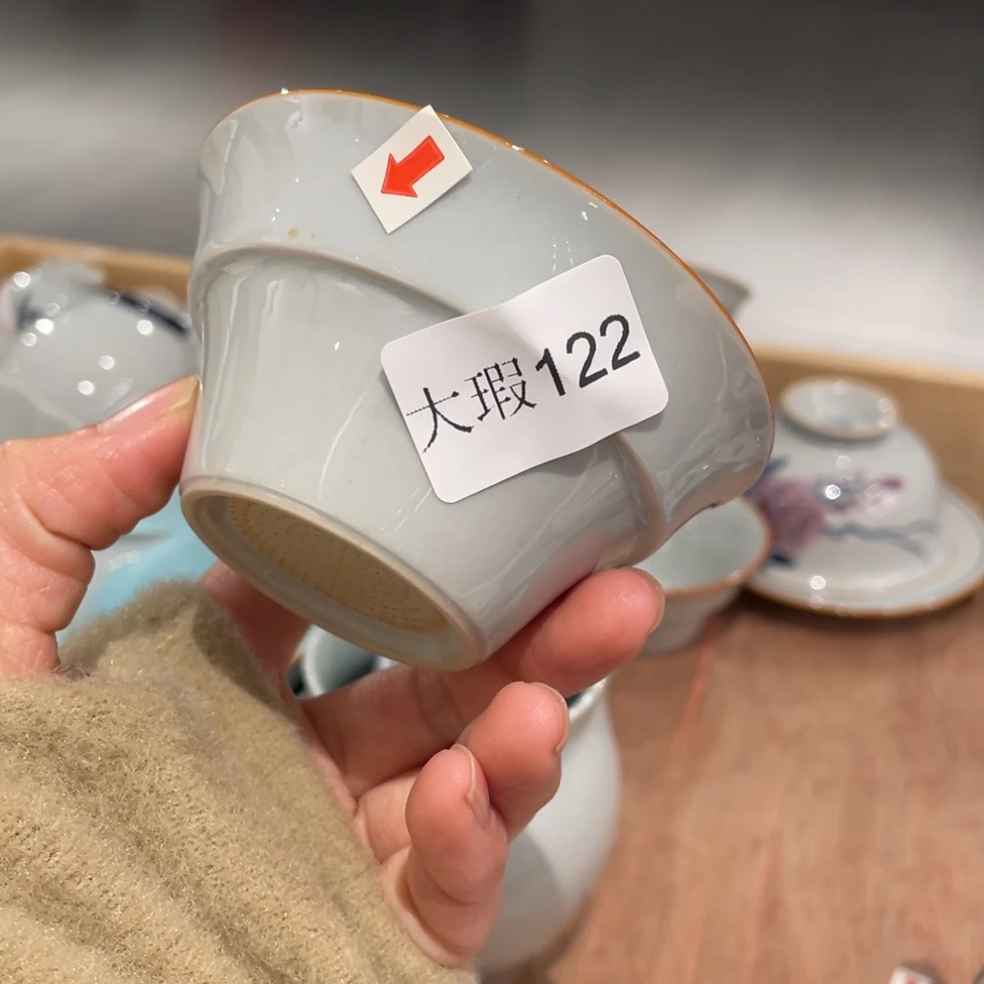 有瑕釉下彩纯手绘