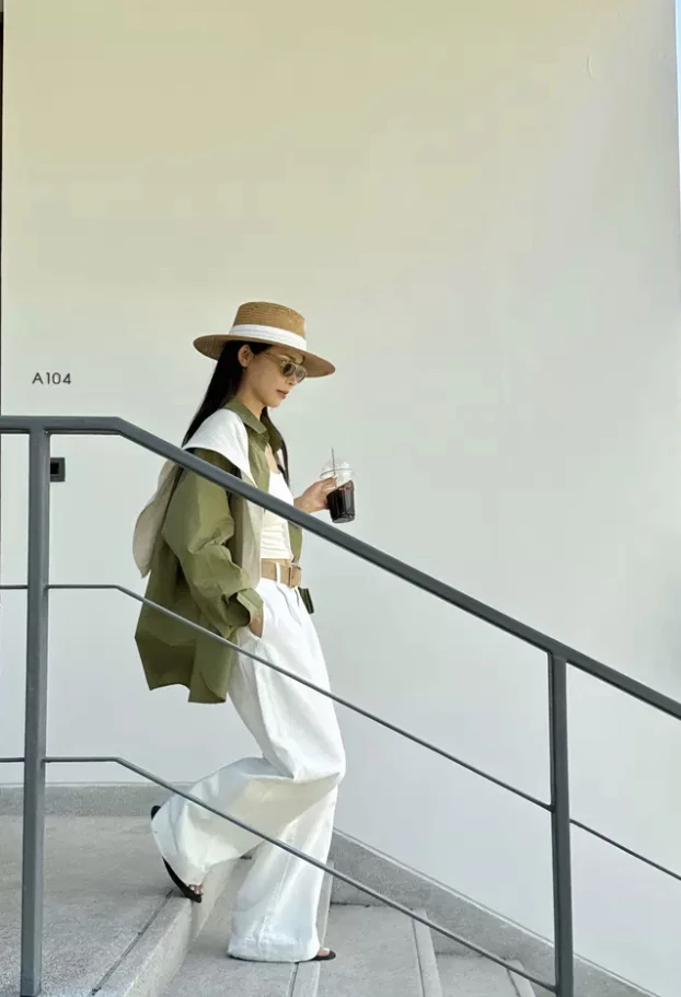 春季韩系宽松休闲多巴胺风针织披肩衬衫女百搭