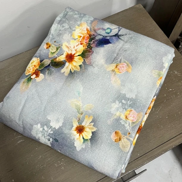 867 大牛货 重磅蓝色墨影拼缝 麻席 220✖️260左右