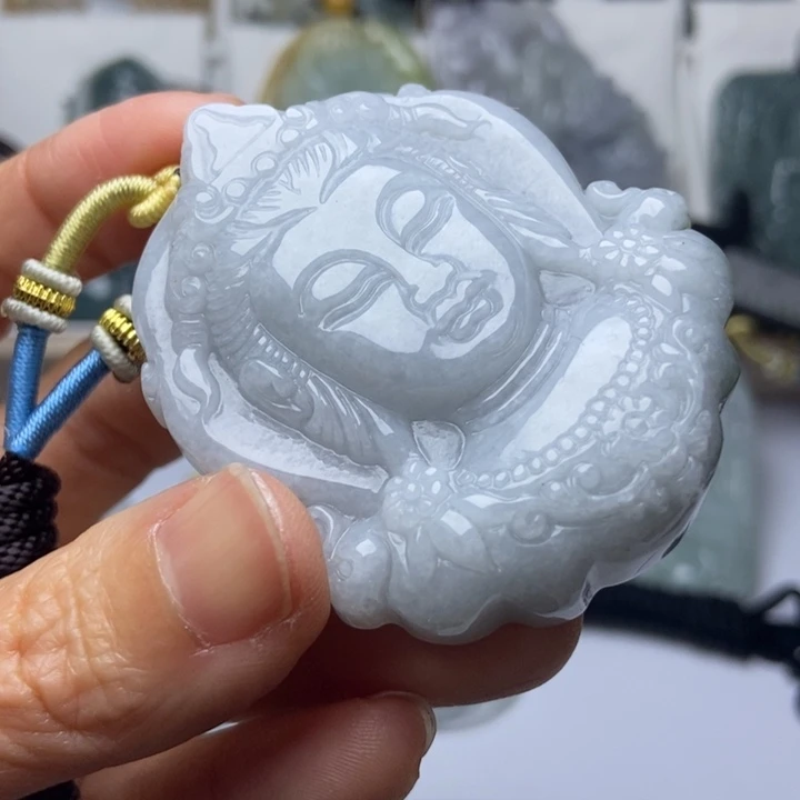 翡翠未镶嵌挂件翡翠