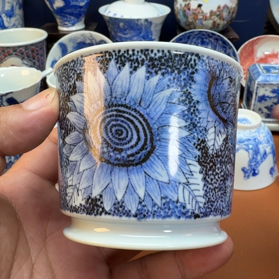 杯子景德镇全手工手绘陶瓷