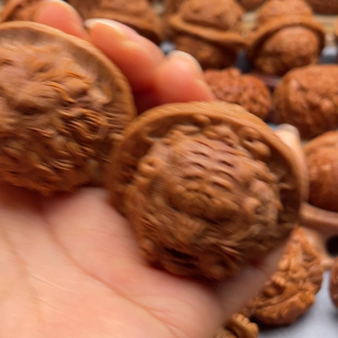 手串/手链核桃ꪝ****࿐狮虎白狮子核桃雕刻