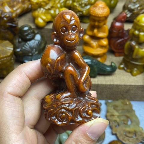 蛇纹石玉未镶嵌颈饰60