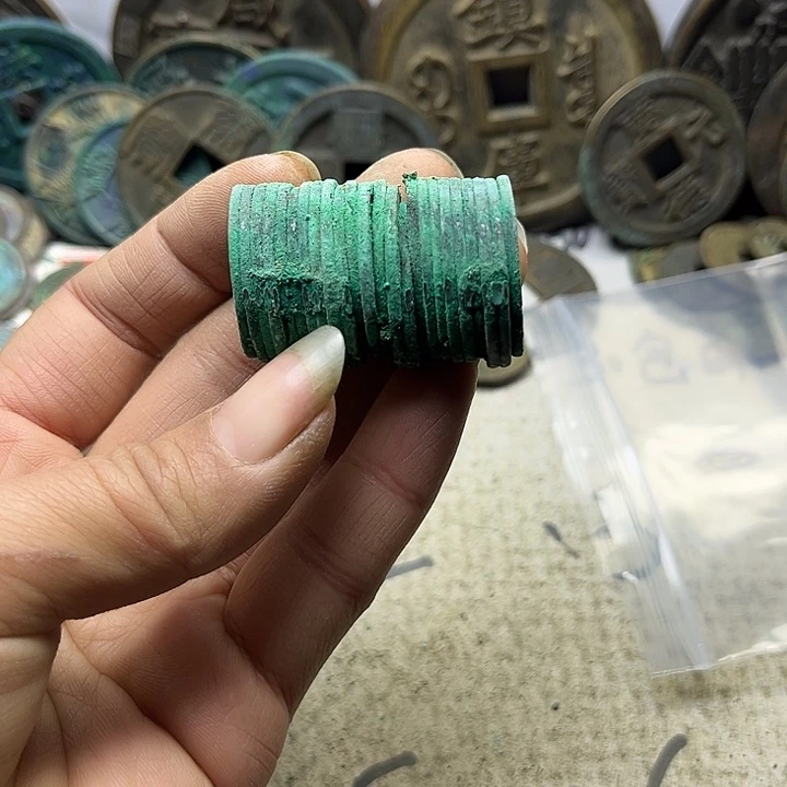 天***宁锌合金文创工艺品复古铜摆件铜子