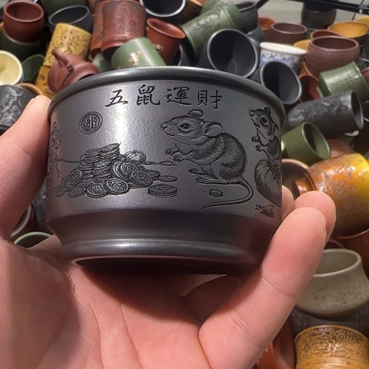 茶杯紫砂全手工制作工艺